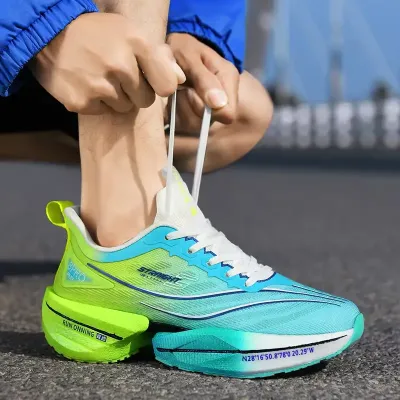 KNIT SPORTS RUNNING SHOES FOR MEN